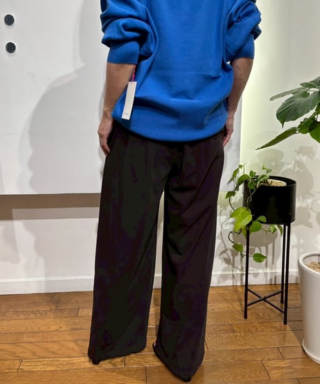 【cafune】625603 dry cotton wide easy pants