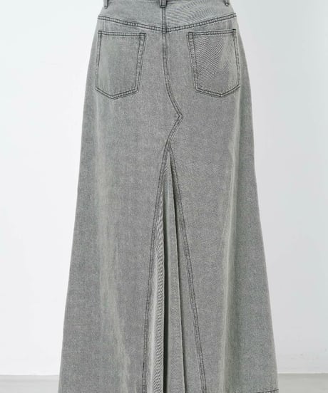 【MICA&DEAL】0125102022 AラインデニムロングSK