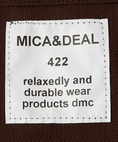 【MICA&DEAL】M00E023GD ロゴコットンバッグ