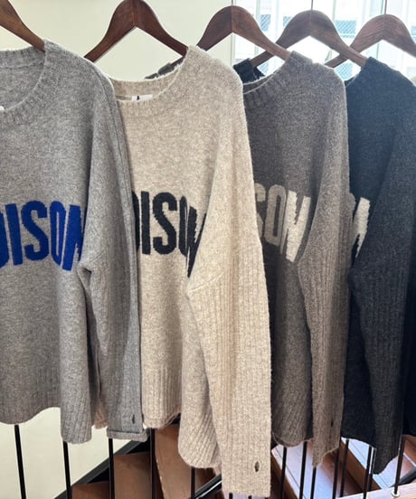 【siro de la bonte 26AW】R643114 whip yarn  MADISON pullover