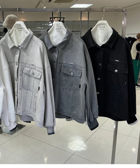 【ayane 26AW】  856705　グレイッシュデニムジャケット