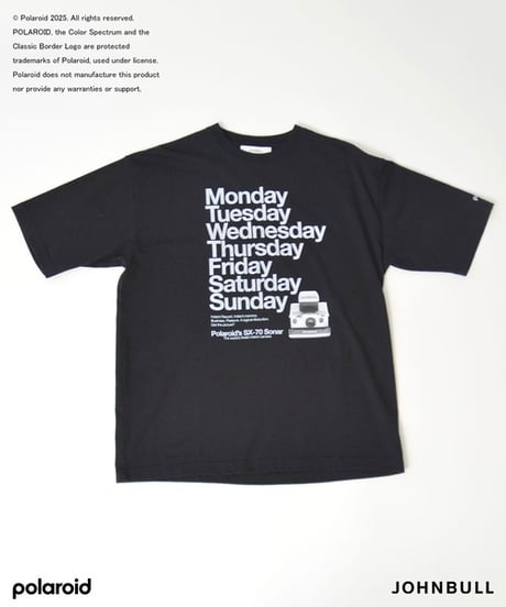 【JOHNBULL】JT251C42 POLAROID Tシャツ