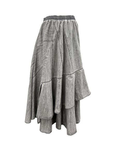 【ayane 26AW】  数量限定　856712　ダンガリー変形切り替えスカート