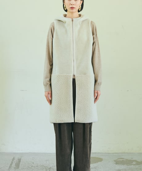 【ruxe 26AW】2634232 ロングボアベスト