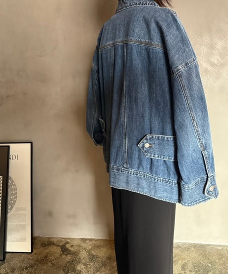 【cafune】515406 over size denim jacket