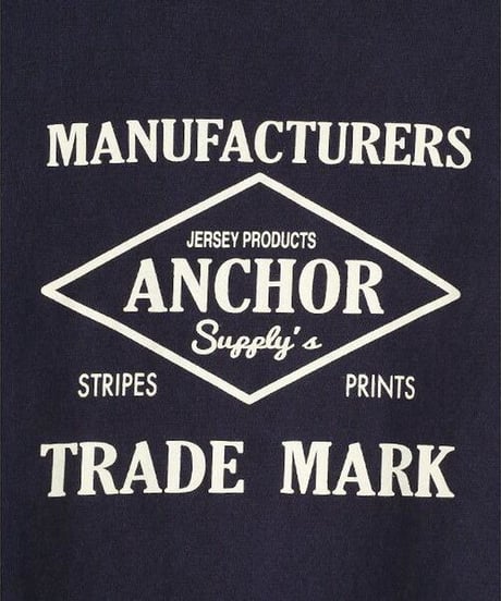 【Harriss】BK251-14214 ANCHORプリントTシャツ
