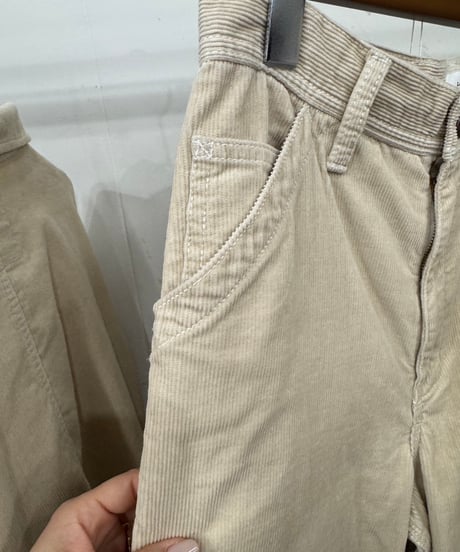 【LE MÉLANGE 26AW】8643803 コーデュロイカバーオール