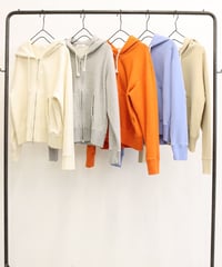 【LE MÉLANGE】8641103 フレンチテリージップアップパーカー