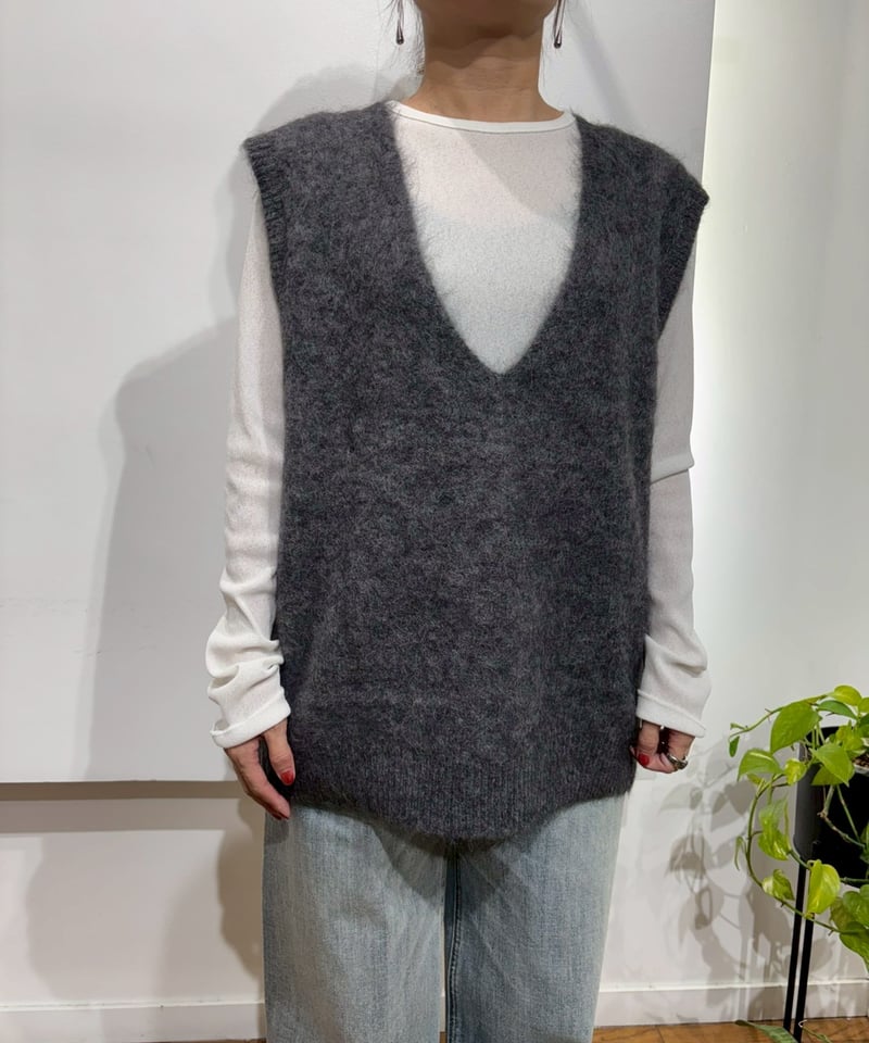 ATELIER SIX】11256427 アルパカシャギーVベスト | selectshopB5