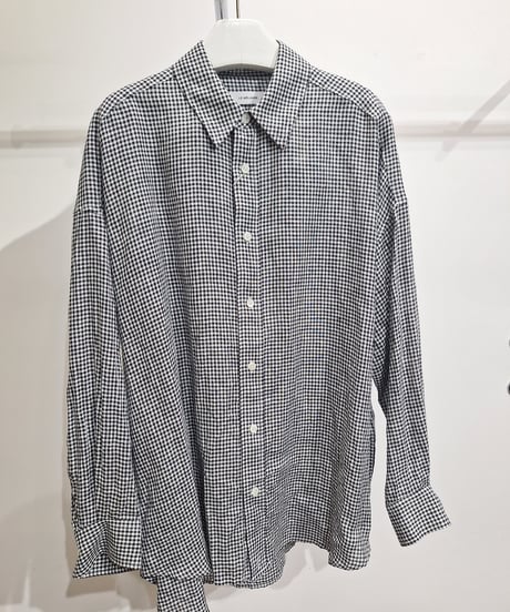 【LeMélange 26SS】  8623205  フレンチリネン2wayシャツ