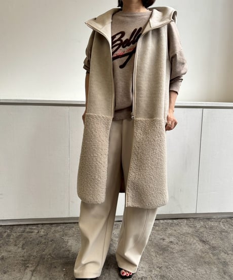 【ruxe 26AW】2634232 ロングボアベスト
