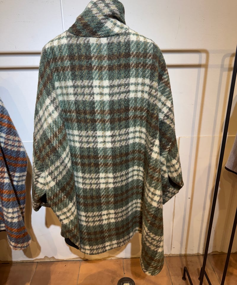 新品リエンダ　スタンドカラーシェイプドチェスターコート　チェック　3way Lallia Mu 26AW】2614181 スタンドカラーチェックコート | select
