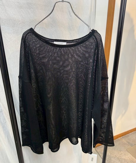 【cafune&PASSIONE 26SS】26964　メッシュニットプルオーバー