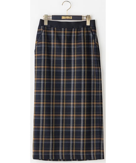 【Lallia Mu 26AW】2614852 チェックタイトスカート