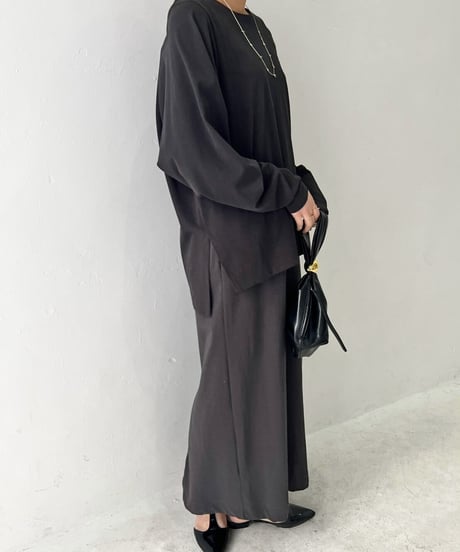 【cafune】525613 dry cotton tight skirt