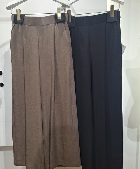 【MICELLE】1027603 タックワイドパンツ