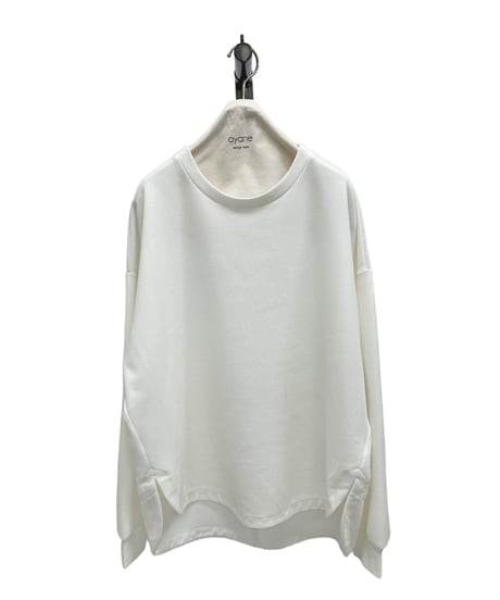 【ayane 26AW】  856752 杢調ダブルニットカットソープルオーバー