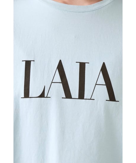【MICA&DEAL】 0126209101 "LAIA"ロゴヘムラウンドT-shirt