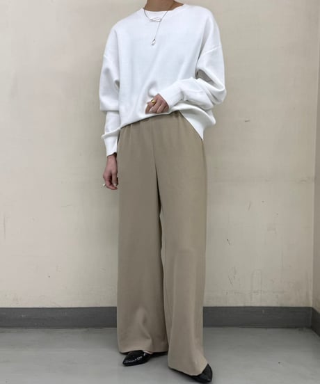 【cafune】615608　drape washer effortless pants