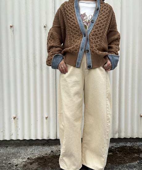 【ruxe 26AW】  2633413 ドッキングカウチンニット