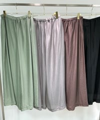 【ayane 26AW】 856747 シアーワイドパンツ