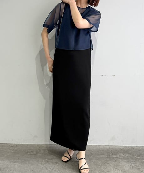 【cafune】525916 mat organdy pullover