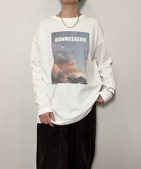 【siro de labonte】R553201 2way photo T ① high gauge cotton