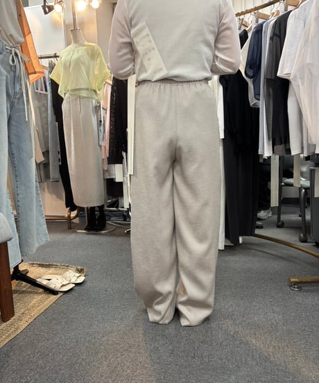 【cafune】525616 slub polyester volume pants