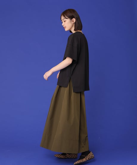 【trois】T246-82002　マーセライズ天竺 UNCOMMON Tシャツ