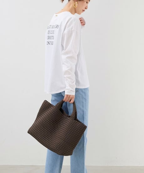 【MICA&DEAL】0125309245 バックプリントロゴロングT-shirt