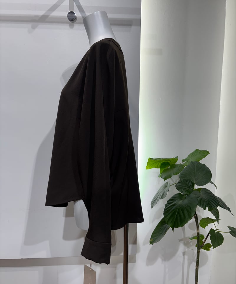 cafune】635917 ドレープワッシャーカーディガンブラウス | selectshopB5