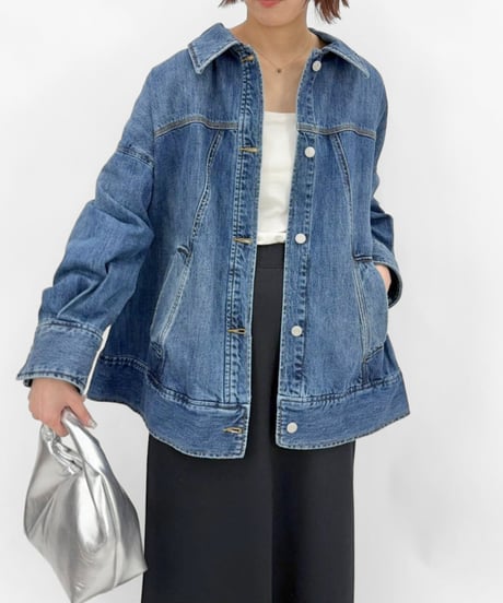 【cafune】515406 over size denim jacket
