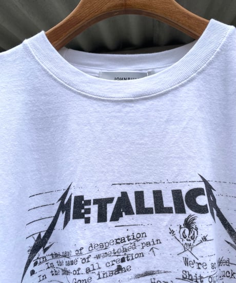 【JOHNBULL】 JT251C12 METALLICA Tシャツ メタリカ（HARDWIRED）