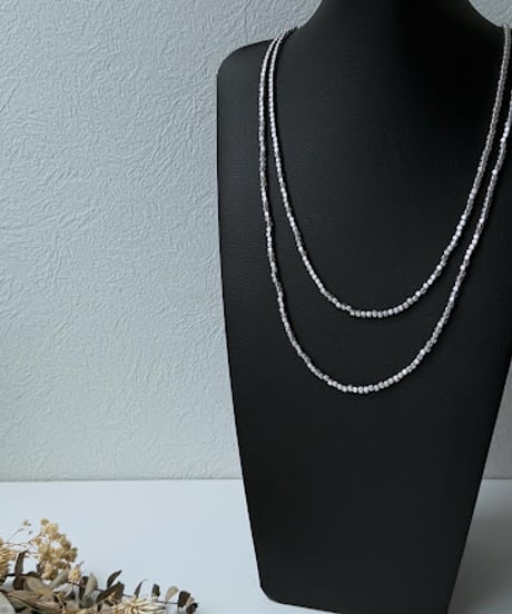 【charmaer 26AW】276821　キューブビーズロングネックレス
