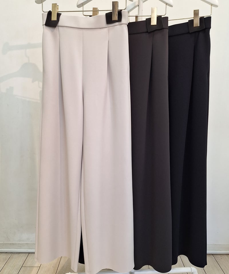 cafune】 435618 double kint easy wide pants | cafune】 435618 double kint easy wide pants |