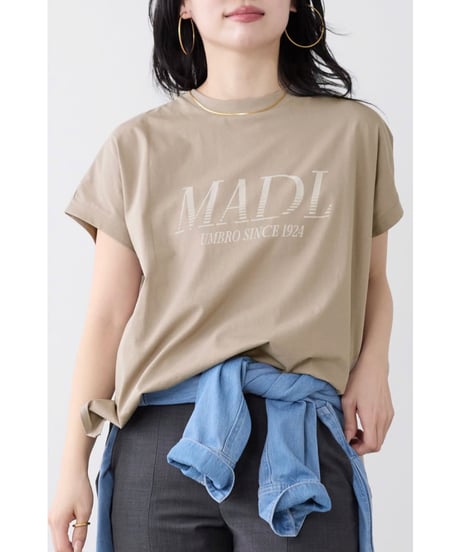 【UMBRO×MICA&DEAL】 0126309106 "MADL"ロゴプリントT-shirt