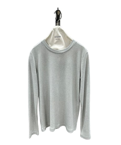 【ayane 26AW】 早期ご予約送料無料！856729 テンセルウールクルーネックロンT
