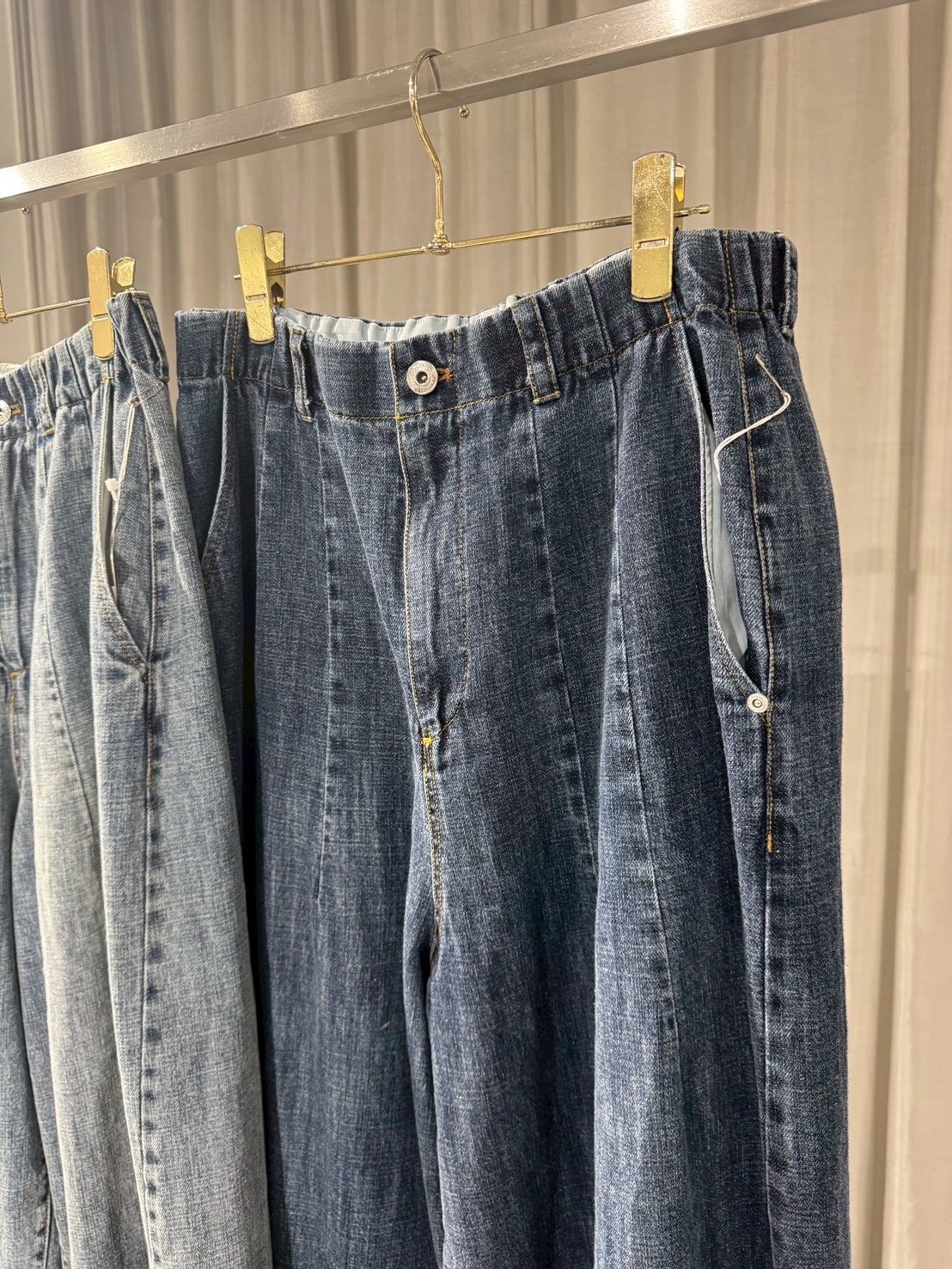 【ayane】 麻デニムバレルレッグパンツ ayane】 826502 麻混デニムバレルレッグパンツ | selectshopB5