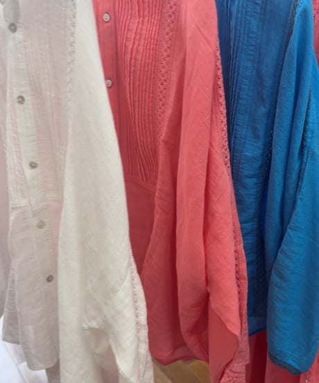 【LeMélange 26SS】 8623209 長袖スタンドシャツ