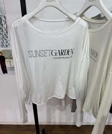 【PRIORITY 26AW】P67050HW シアーロゴTシャツ