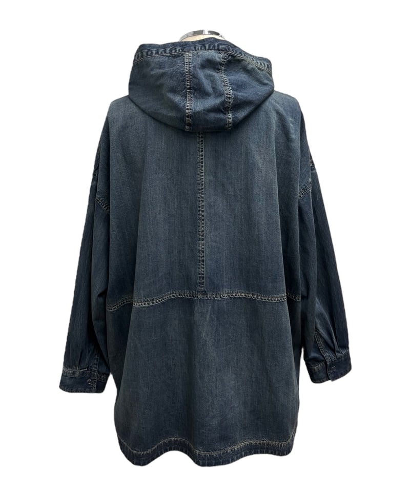 ayane25autumn】855708 ダンガリーフーディシャツ | selectshopB5