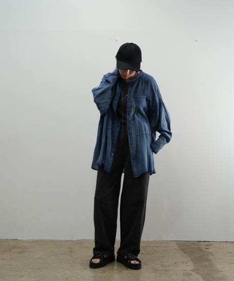 【RILATO】  L25300 2.5oz tow side pocket denim shirt