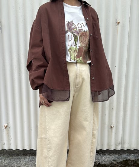 11【ruxe 26AW】 2633542 HOPEフラワーT