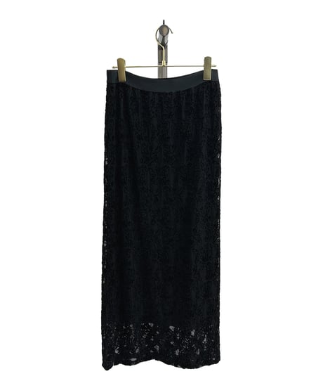 【ayane 26AW】 856743 モールレースペンシルスカート