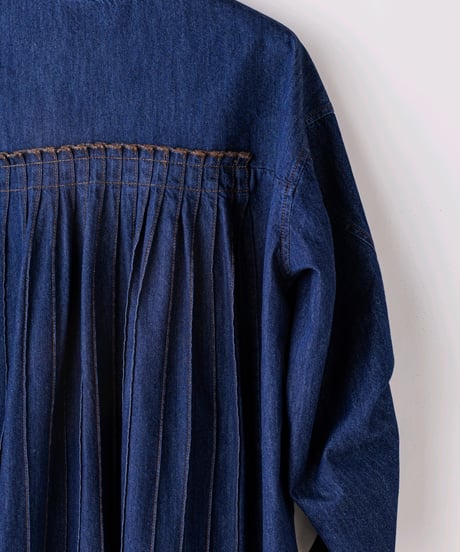 【Lallia Mu 26AW】  2613670 2wayスリーブデニムシャツ