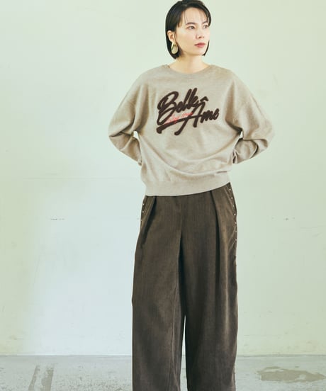 【ruxe 26AW】2634420 2WAYロゴニット