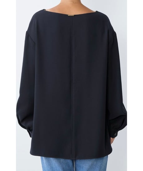 【MICA&DEAL】 0126101011 シルキーボートネックブラウス
