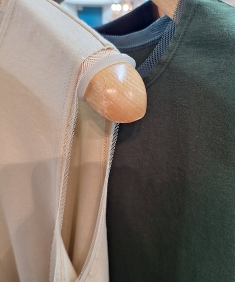 【cafune】525922 tulle combi tank top