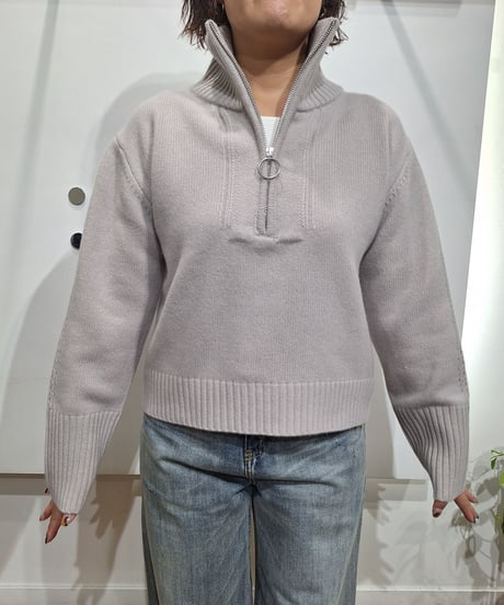 【ATELIER SIX】11256440 ウールハーフジッププルオーバー