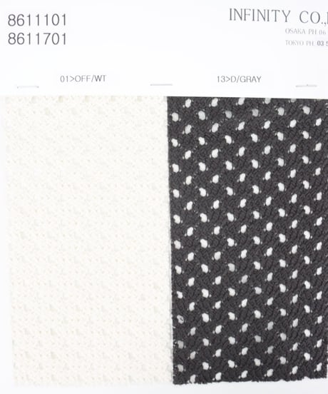 【LE MÉLANGE】8611701 ラッセル編みフレンチスリーブT